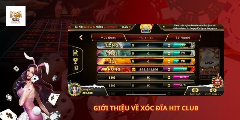 Giới Thiệu Về Xóc Đĩa Hit Club