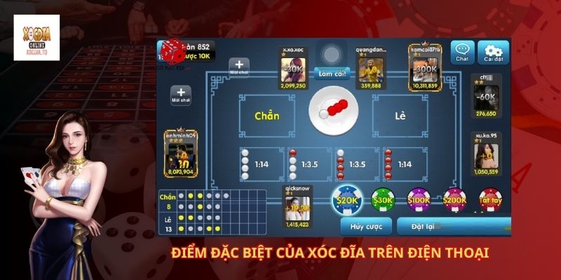 Điểm đặc biệt của xóc đĩa trên điện thoại  