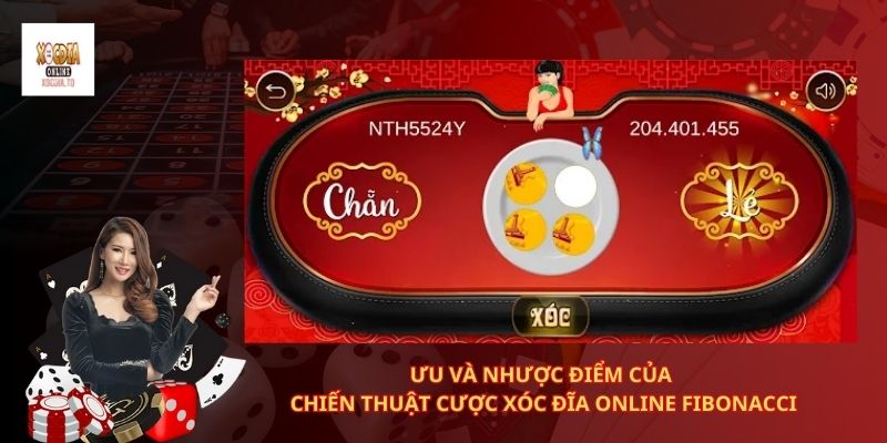 Ưu và nhược điểm của chiến thuật cược xóc đĩa online Fibonacci