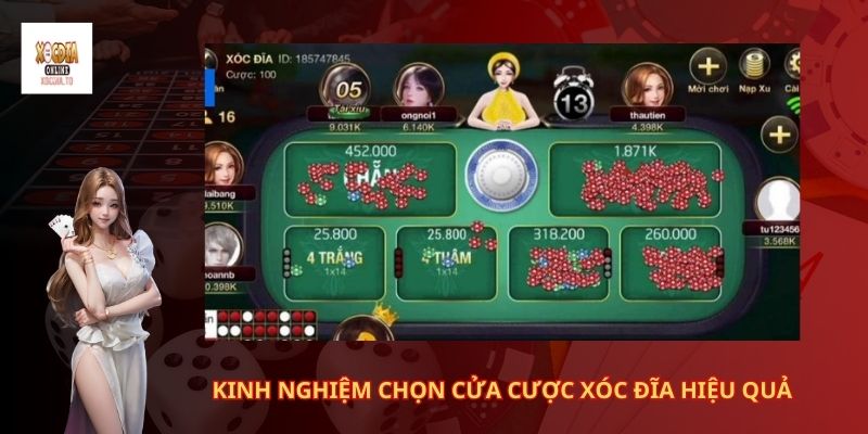 Kinh nghiệm chọn cửa cược xóc đĩa hiệu quả